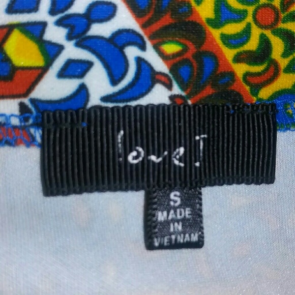 Blue Cold Shoulder BodyCon Print Dress Size S - Picture 3 of 3